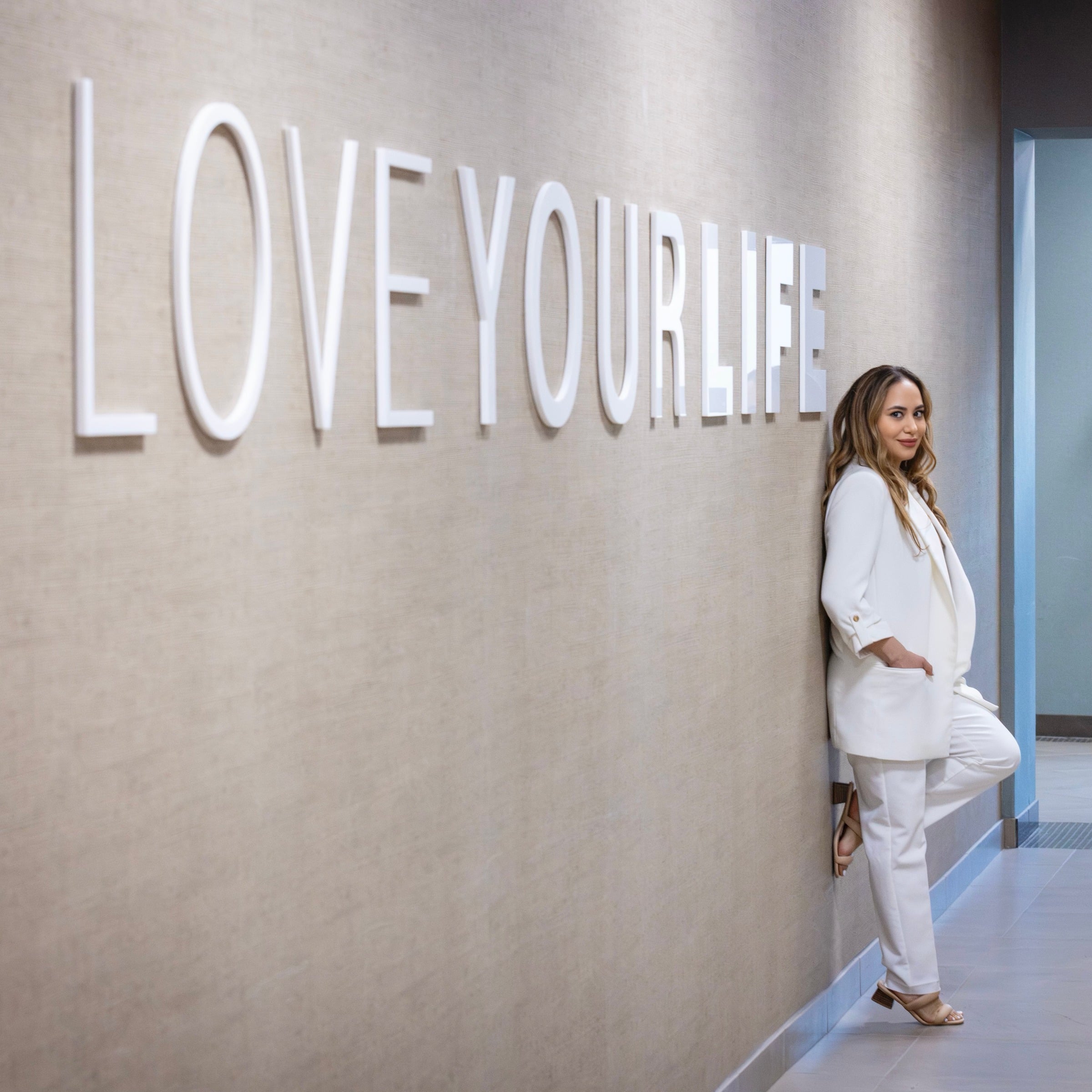 Karla Stein standing inside a beauty studio